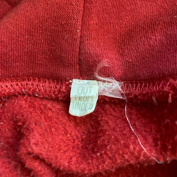 Out from Under cropped red hoodie - Picture 3 of 8